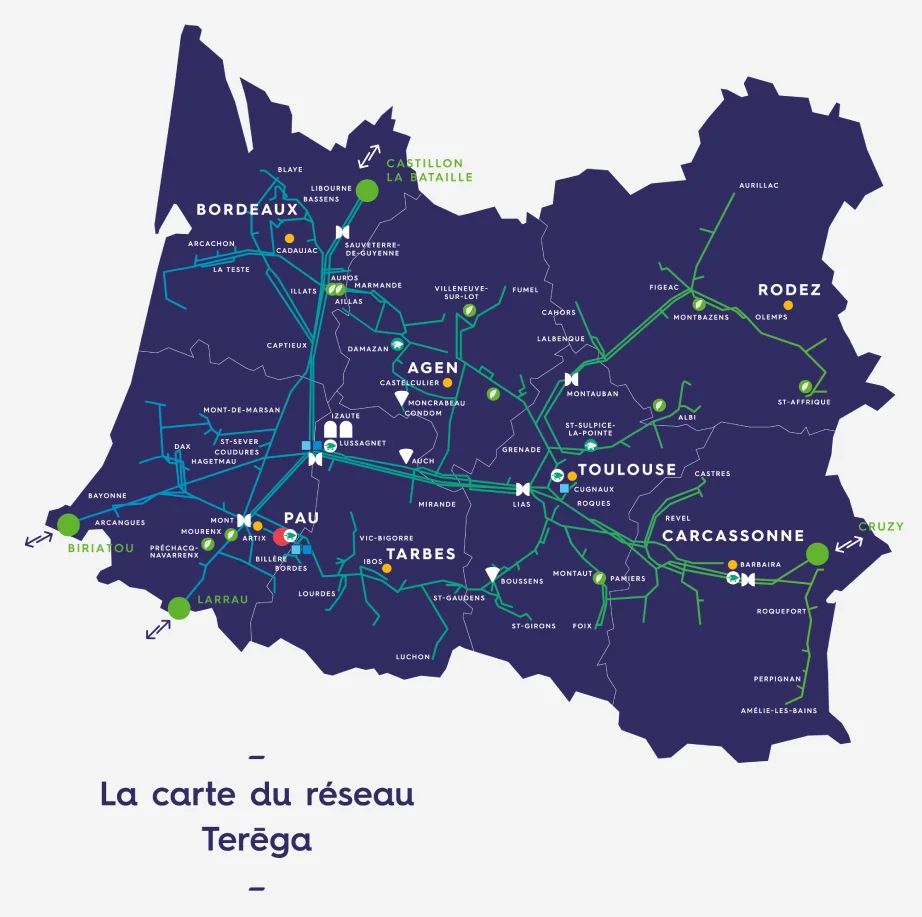 Pau-New York en gazoduc