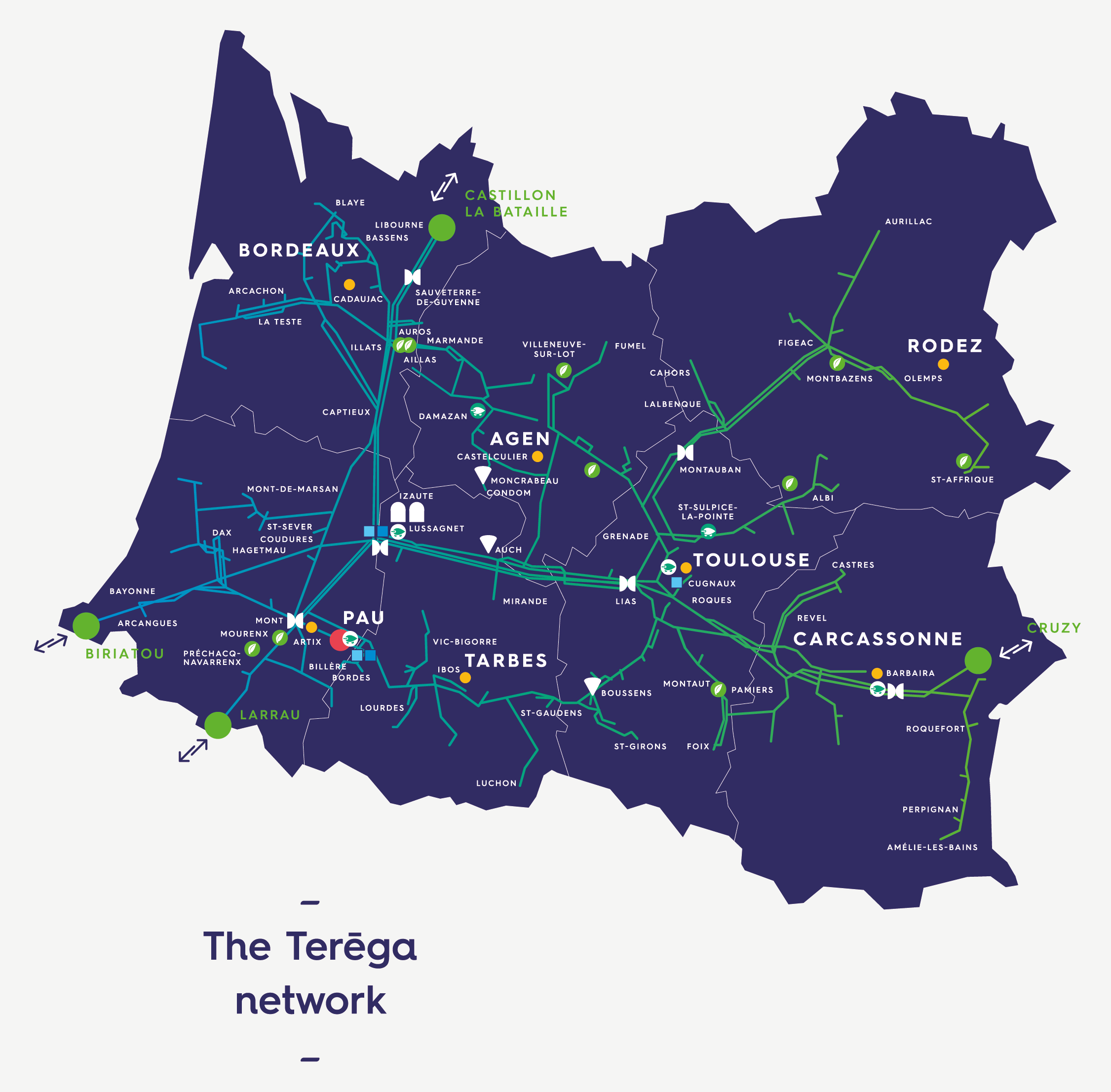 Pau to New York – by gas pipeline